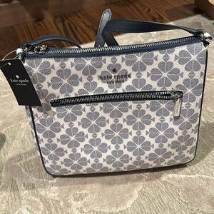 Kate Spade Signature Spade Flower Large Swingpack Crossbody in Navy Multi